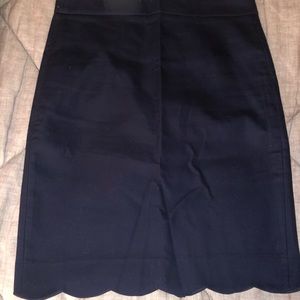 Brand new J. Crew pencil skirt (scalloped bottom)